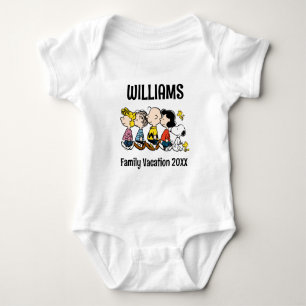 Peanuts Gang Family Vacation Romper