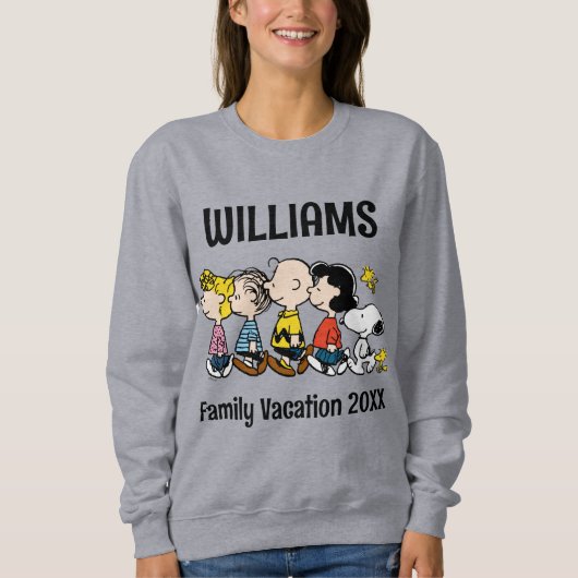 Peanuts Gang Family Vacation Trui (Voorkant)