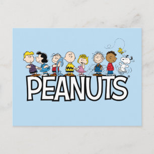 Peanuts Gang Group Lineup Briefkaart