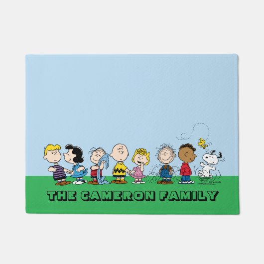 Peanuts Gang Group Lineup Deurmat (Voorkant)