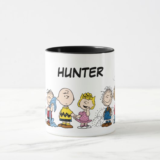 Peanuts Gang Group Lineup | Jouw namen toevoegen Mok (Midden)