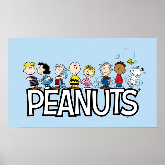 Peanuts Gang Group Lineup Poster (Voorkant)