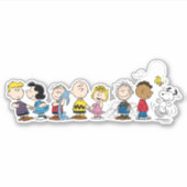 Peanuts Gang Group Lineup Sticker (Voorkant)