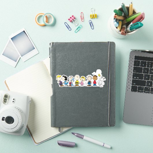 Peanuts Gang Group Lineup Sticker (iPad Cover)
