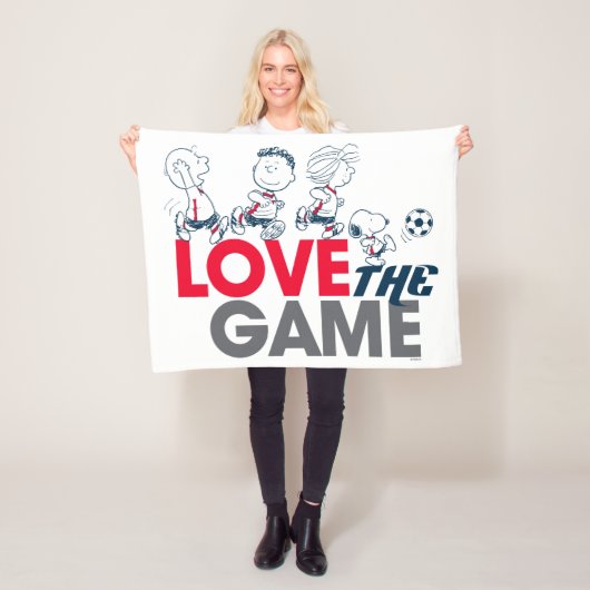 Peanuts Gang - hou van het spel Fleece Deken (In situ)