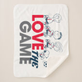 Peanuts Gang - hou van het spel Sherpa Deken (Voorkant)