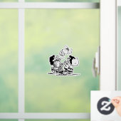 Peanuts Gang Lifting Snoopy Raamsticker (Huis)