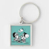 Peanuts Gang Lifting Snoopy Sleutelhanger (Voorkant)