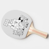 Peanuts Gang Reading Comics Tafeltennisbatje (Zijkant)