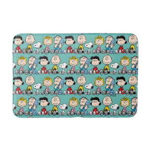Peanuts Gang Sitting Together Badmat
