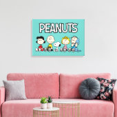 Peanuts Gang Sitting Together Canvas Afdruk (Insitu (Woonkamer))