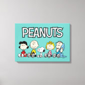 Peanuts Gang Sitting Together Canvas Afdruk (Voorkant)