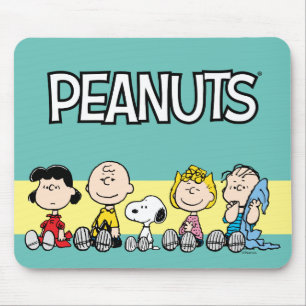 Peanuts Gang Sitting Together Muismat