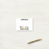 Peanuts Gang Sitting Together Post-it® Notes (Op bureau)