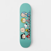 Peanuts Gang Sitting Together Skateboard (Voorkant)