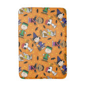 Peanuts | Gelukkig Halloween patroon Badmat (Voorkant Verticaal)