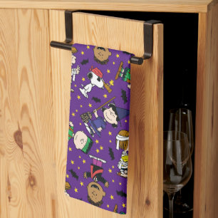 Peanuts   Gelukkig Halloween patroon Theedoek