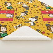 Peanuts | Gelukkig Thanksgiving Patroon Sherpa Deken (3/4)