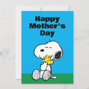 Peanuts Gelukkige Moederdag Knuffel Feestdagenkaart