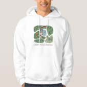Peanuts | Genesteld in de bergen Camping Hoodie (Voorkant)