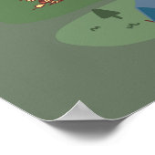 Peanuts | Genesteld in de bergen Camping Poster (Hoek)