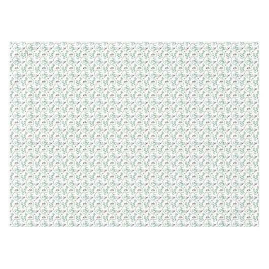 Peanuts | Glanzend en helder kerstliefdespatroon Tafelkleed (Voorkant (Horizontaal))