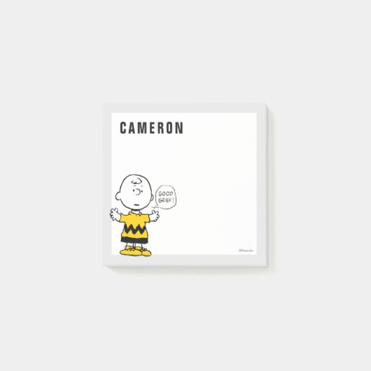 Peanuts | Goed verdriet Charlie Brown Post-it® Notes (Voorkant)