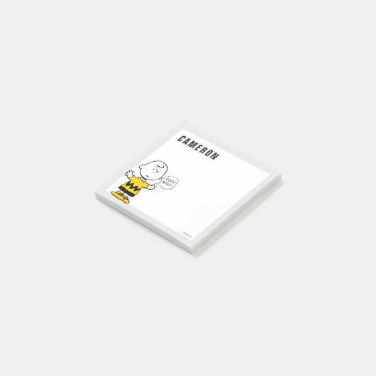 Peanuts | Goed verdriet Charlie Brown Post-it® Notes (Schuin)