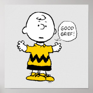 Peanuts   Goed verdriet Charlie Brown Poster