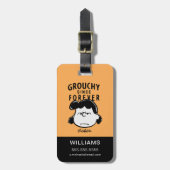 Peanuts | Grouchy Sinds Forever Lucy Bagagelabel (Voorkant verticaal)