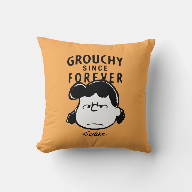 Peanuts | Grouchy Sinds Forever Lucy Kussen (Voorkant)