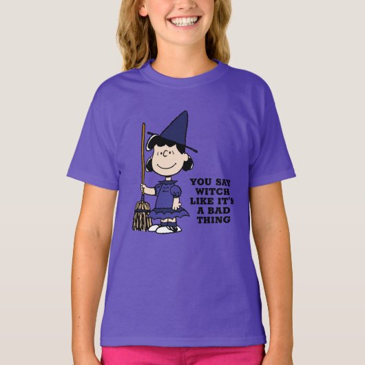 Peanuts | Halloween Lucy Witch T-shirt (Voorkant)
