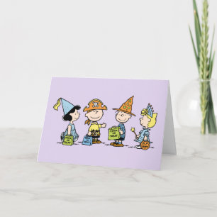 Peanuts Halloween snoep of levensgevaar Kaart