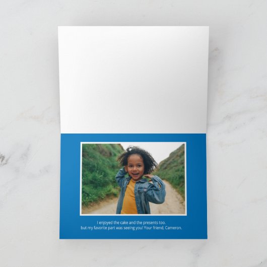 Peanuts | Halloween verjaardagsfeestje dank u Bedankkaart (Binnen)