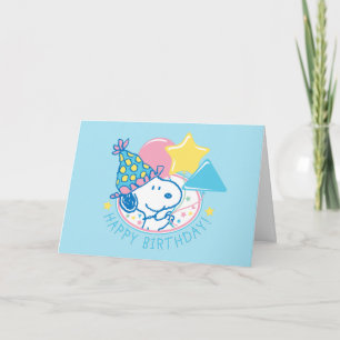 Peanuts Happy Birthday Snoopy ballonnen Kaart