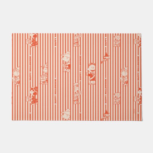 Peanuts |  Happy Halloween Pattern Deurmat (Voorkant)