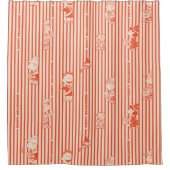 Peanuts |  Happy Halloween Pattern Douchegordijn (Voorkant)