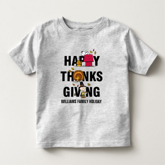 Peanuts | Happy Thanksgiving Combo Kinder Shirts (Voorkant)