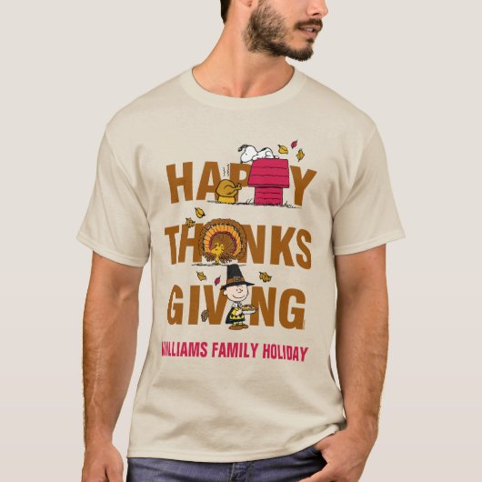 Peanuts | Happy Thanksgiving Combo T-shirt (Voorkant)