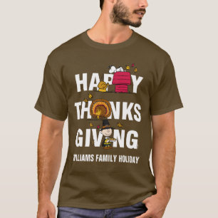 Peanuts Happy Thanksgiving Combo T-shirt