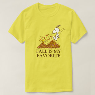Peanuts Herfst is mijn favoriet T-shirt