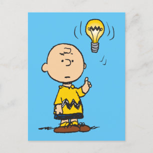 Peanuts   Het gloeilampidee van Charlie Brown Briefkaart