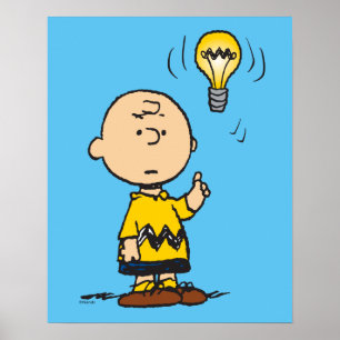 Peanuts   Het gloeilampidee van Charlie Brown Poster