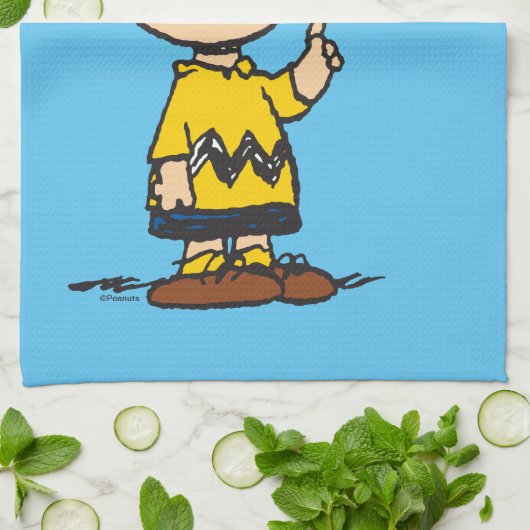 Peanuts | Het gloeilampidee van Charlie Brown Theedoek (Gevouwen)