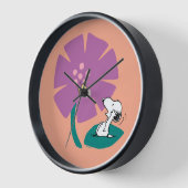 Peanuts | Het illustreren van Natuur Paarse Bloem (Hoek)