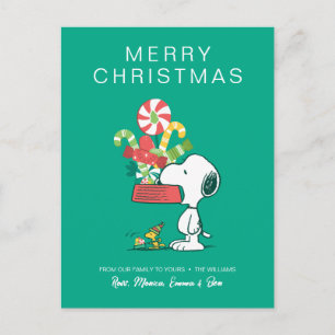 Peanuts   Hoe meer zielen hoe meer vreugd Feestdagenkaart