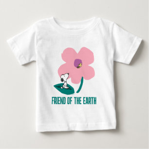 Peanuts Illustratie Natuur roze bloem
