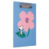 Peanuts | Illustratie Natuur roze bloem Klembord (Rechts)