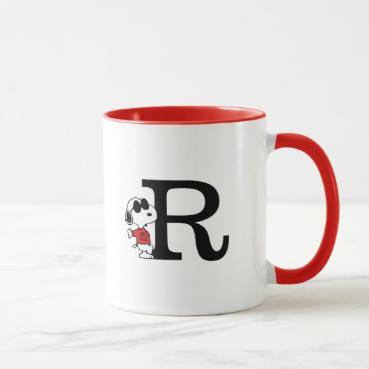 Peanuts | "Joe Cool" staand | Monogram R Mok (Rechts)