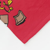 Peanuts | Kerst cadeauverpakking patroon Fleece Deken (Hoek)